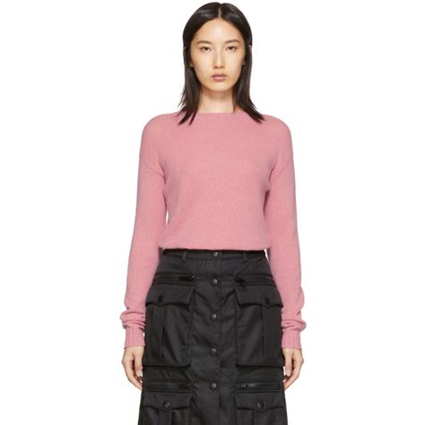 prada pink sweater